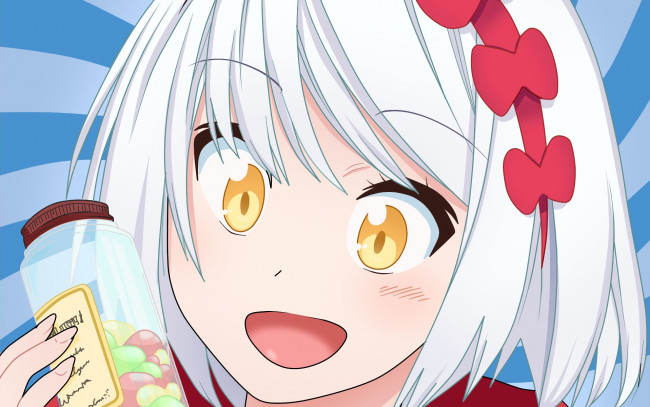 Обои картинки фото аниме, nisekoi, фон, взгляд, девушка