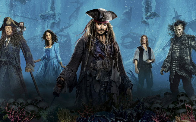Обои картинки фото кино фильмы, pirates of the caribbean,  dead men tell no tales, pirates, of, the, caribbean, dead, men, tell, no, tales