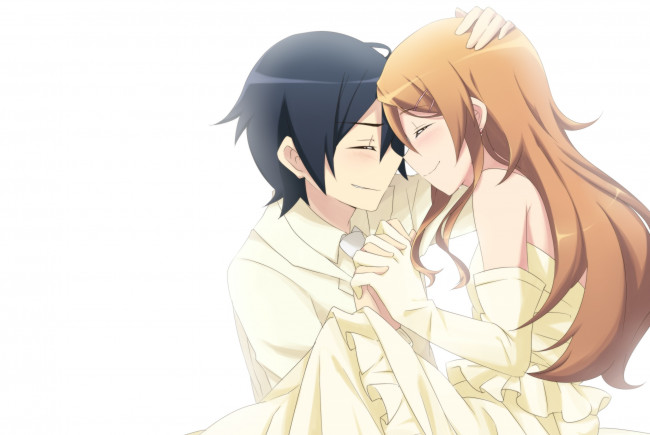 Обои картинки фото аниме, oreimo, двое