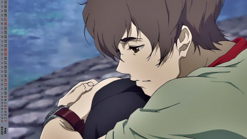 Картинка календари аниме взгляд юноша профиль