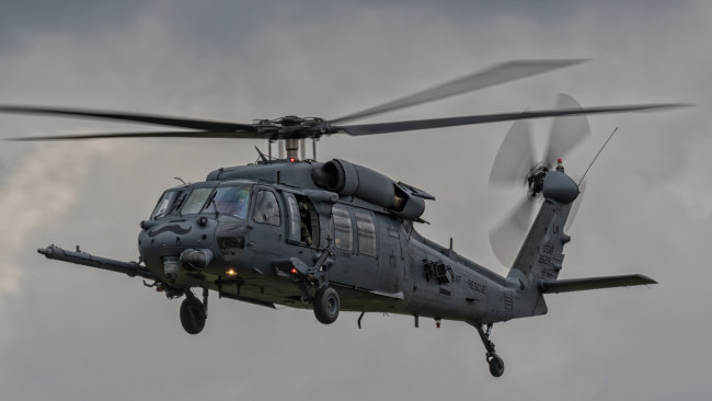 Обои картинки фото sikorsky hh-60g blackhawk, авиация, вертолёты, вертушка