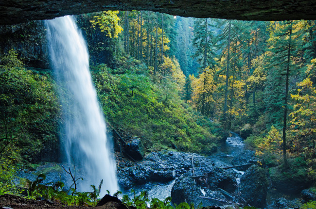 Обои картинки фото природа, водопады, простор