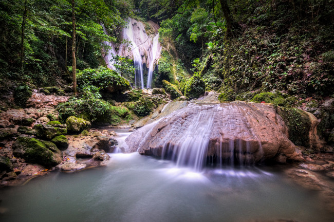 Обои картинки фото природа, водопады, простор