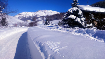 Картинка природа зима снег