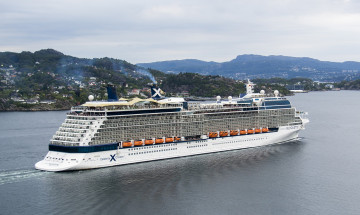 Картинка celebrity+silhouette корабли лайнеры лайнер круиз