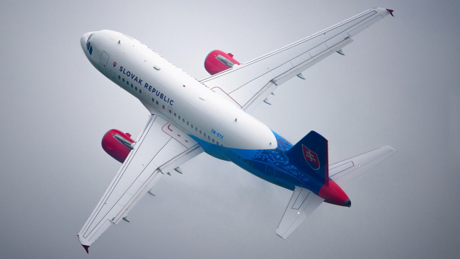 Обои картинки фото airbus a319, авиация, пассажирские самолёты, авиалайнер