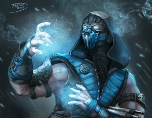 Картинка видео+игры mortal+kombat+x sub-zero воин