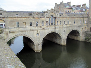Картинка pulteney+bridge bath somerset uk города бат+ великобритания pulteney bridge