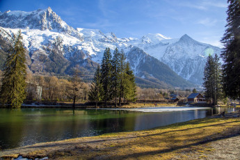 Картинка природа реки озера горы река деревья