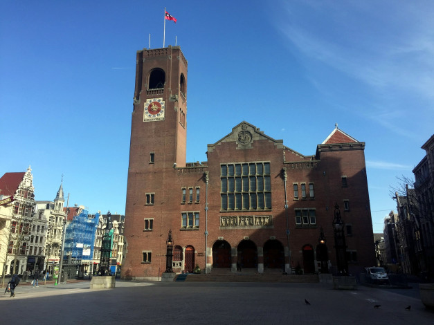 Обои картинки фото города, амстердам , нидерланды, площадь