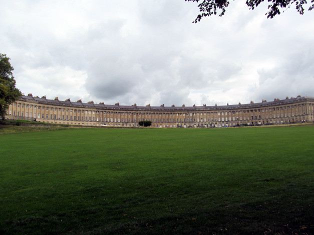 Обои картинки фото royal crescent, bath, somerset, uk, города, бат , великобритания, royal, crescent