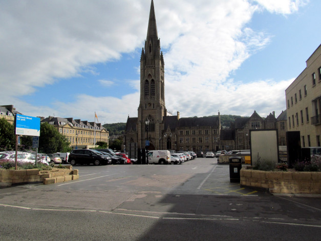 Обои картинки фото st john the evangelist catholic church, bath, somerset, uk, города, бат , великобритания, st, john, the, evangelist, catholic, church