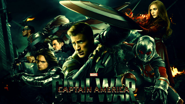 Обои картинки фото кино фильмы, captain america,  civil war, captain, america, civil, war