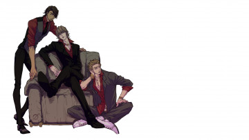 Картинка аниме tiger+and+bunny тигр и кролик