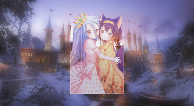 Обои картинки фото аниме, no game no life, нет, игры, жизни