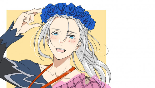 Обои картинки фото аниме, yuri on ice, юрий, на, льду