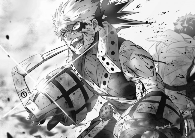 Обои картинки фото аниме, boku no hero academia, моя, геройская, академия