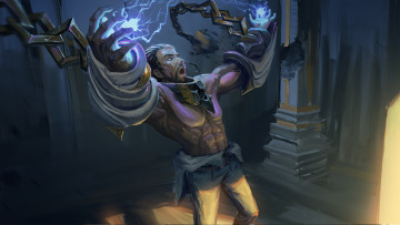 Картинка видео+игры league+of+legends цепи магия sylas