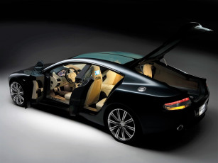 Картинка автомобили aston+martin черный двери