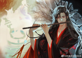 Картинка аниме mo+dao+zu+shi вэй усянь флейта