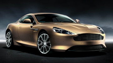Картинка автомобили aston+martin бежевый