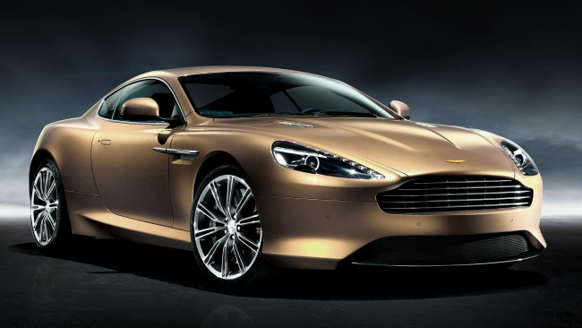 Обои картинки фото автомобили, aston martin, бежевый