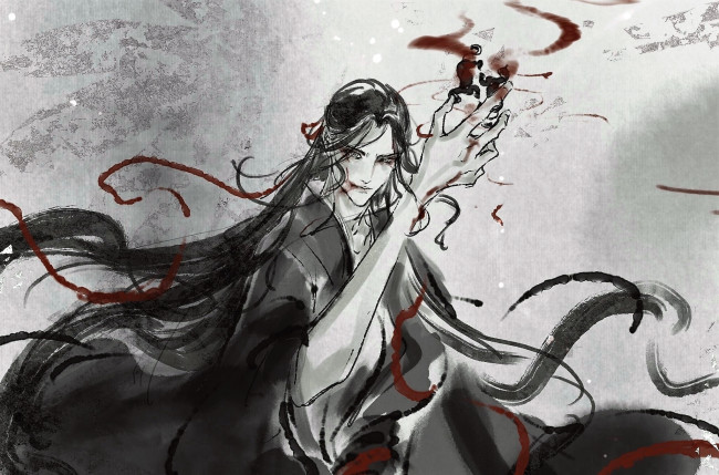 Обои картинки фото аниме, mo dao zu shi, вэй, усянь, магия