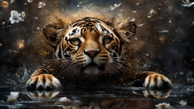 Обои картинки фото 3д графика, животные , animals, нейросети, графика, нейроарт, ai, art, нейронные, сети, рисунки, нейро, искусство, нейрографика, graphics, neuroart, neural, networks, drawings, neuro, neurography