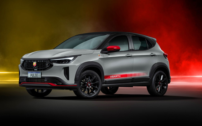 Обои картинки фото fiat pulse abarth, автомобили, fiat, серый, дым
