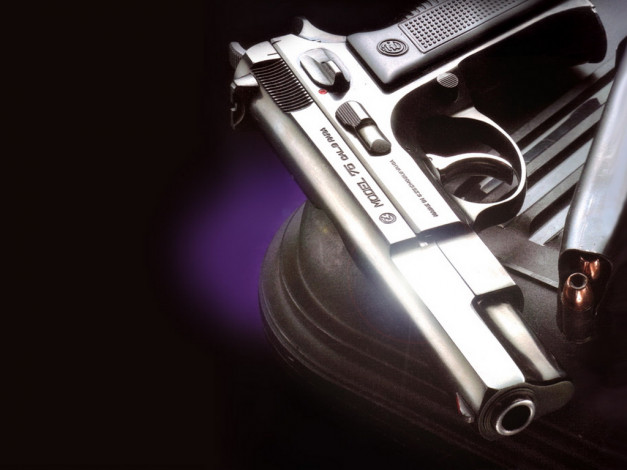 Обои картинки фото cz, 75, оружие, пистолеты