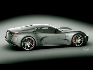 обоя ferrari, concept, 2008, design, by, luca, serafini, автомобили, 3д