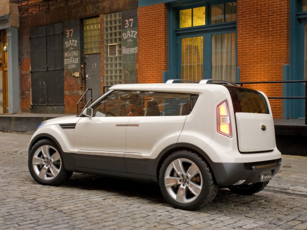 Обои картинки фото 2006, kia, soul, concept, автомобили