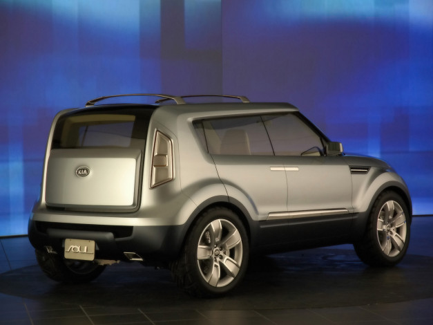 Обои картинки фото 2006, kia, soul, concept, автомобили