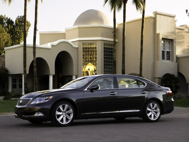 Обои картинки фото 2008, lexus, ls, 600h, автомобили