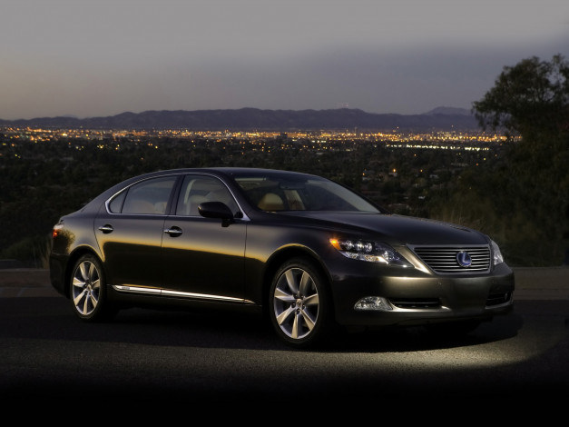 Обои картинки фото 2008, lexus, ls, 600h, автомобили