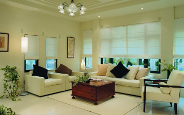 обоя интерьер, гостиная