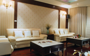 обоя интерьер, гостиная