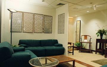 обоя интерьер, гостиная