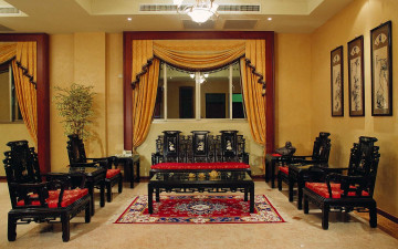 обоя интерьер, гостиная