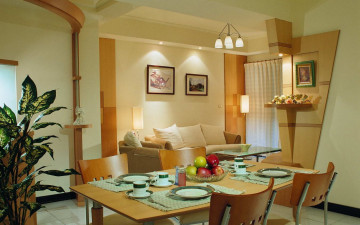 Картинка интерьер столовая