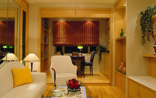 Обои картинки фото интерьер, гостиная