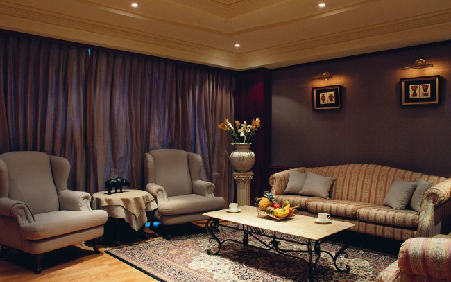 Обои картинки фото интерьер, гостиная