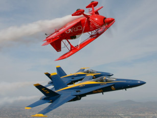 обоя авиация, разные, вместе