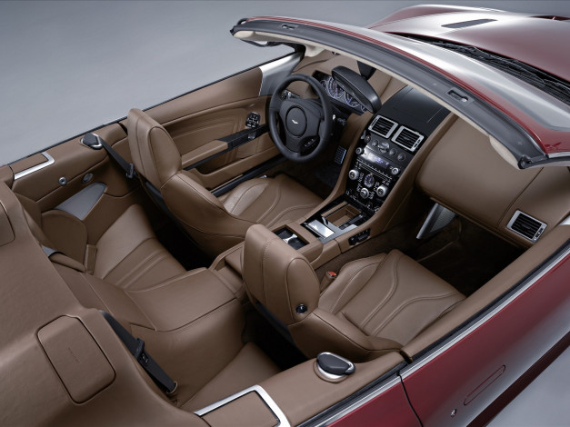 Обои картинки фото 2010, aston, martin, автомобили, интерьеры