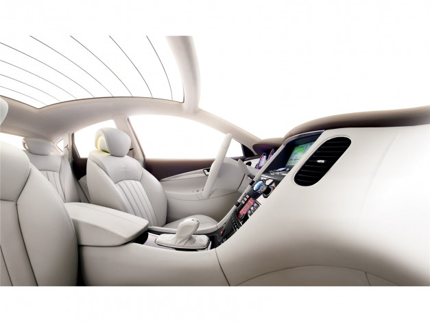 Обои картинки фото infiniti, ex, автомобили, интерьеры