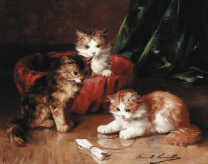 Картинка рисованные alfred brunel de neuville