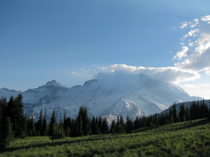 Картинка природа горы washington usa mount rainier