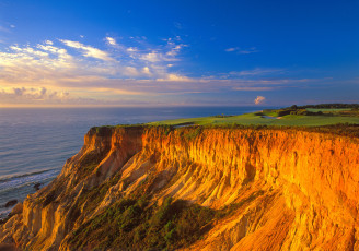 Картинка природа побережье море берег обрыв