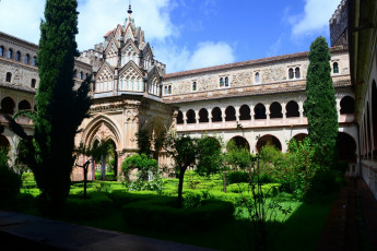 Картинка города дворцы замки крепости замок галерея деревья