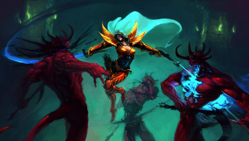 Картинка diablo ІІІ видео игры iii demon hunter